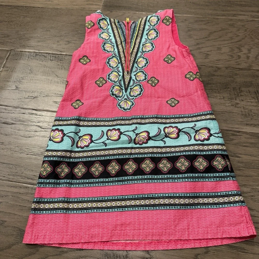 OshKosh‎ Pink Print Sleeveless Dress 5T Girls
